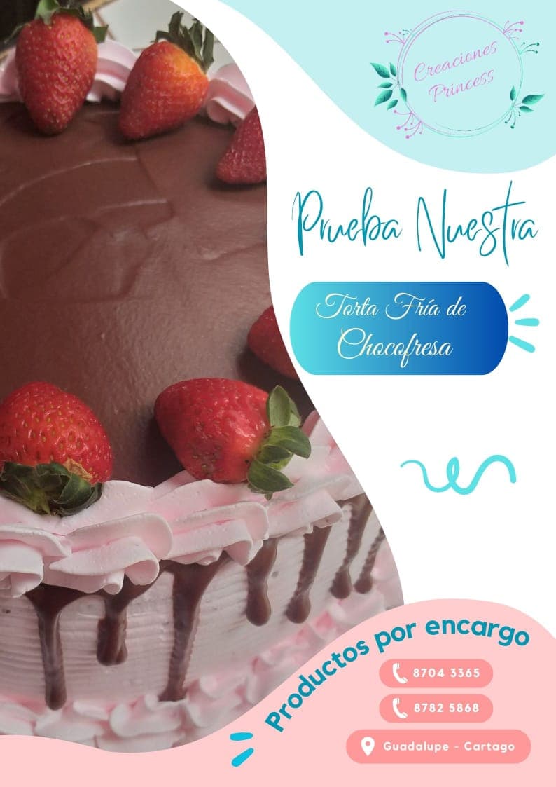 Torta Fría de Chocofresa Entera