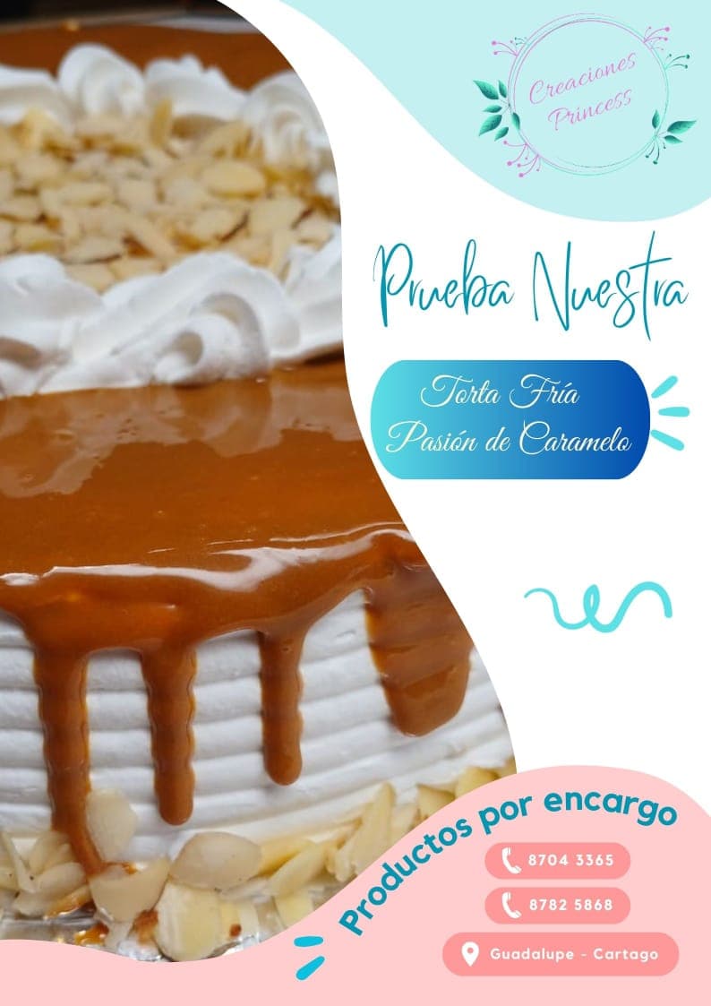 Torta Fría de Pasión de Caramelo Entera